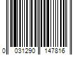 Barcode Image for UPC code 0031290147816