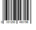 Barcode Image for UPC code 0031293493156