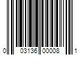 Barcode Image for UPC code 003136000081