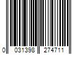 Barcode Image for UPC code 0031398274711