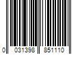 Barcode Image for UPC code 0031398851110