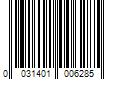 Barcode Image for UPC code 0031401006285