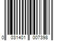 Barcode Image for UPC code 0031401007398