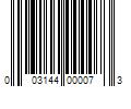 Barcode Image for UPC code 003144000073