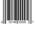 Barcode Image for UPC code 003146000057