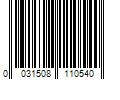 Barcode Image for UPC code 0031508110540