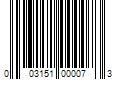 Barcode Image for UPC code 003151000073