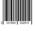 Barcode Image for UPC code 0031600002910