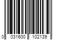 Barcode Image for UPC code 0031600102139