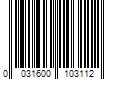 Barcode Image for UPC code 0031600103112