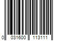 Barcode Image for UPC code 0031600113111