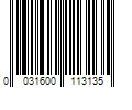 Barcode Image for UPC code 0031600113135