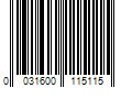 Barcode Image for UPC code 0031600115115