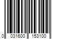 Barcode Image for UPC code 0031600153100