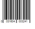 Barcode Image for UPC code 0031604003241