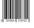 Barcode Image for UPC code 0031604018702