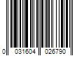 Barcode Image for UPC code 0031604026790