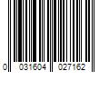 Barcode Image for UPC code 0031604027162