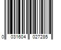 Barcode Image for UPC code 0031604027285