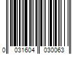 Barcode Image for UPC code 0031604030063