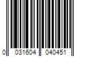 Barcode Image for UPC code 0031604040451