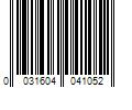 Barcode Image for UPC code 0031604041052