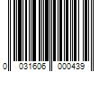 Barcode Image for UPC code 0031606000439