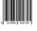 Barcode Image for UPC code 0031664402725