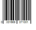 Barcode Image for UPC code 0031669071001