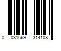 Barcode Image for UPC code 0031669314108