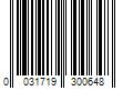 Barcode Image for UPC code 0031719300648