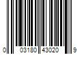 Barcode Image for UPC code 003180430209