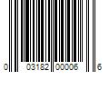 Barcode Image for UPC code 003182000066