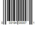 Barcode Image for UPC code 003184000071