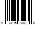 Barcode Image for UPC code 003185000070