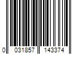 Barcode Image for UPC code 0031857143374