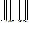 Barcode Image for UPC code 0031857343354