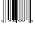 Barcode Image for UPC code 003186000055