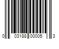 Barcode Image for UPC code 003188000053