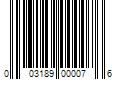 Barcode Image for UPC code 003189000076