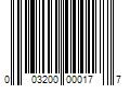 Barcode Image for UPC code 003200000177