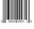 Barcode Image for UPC code 003200000313