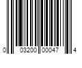 Barcode Image for UPC code 003200000474