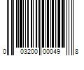 Barcode Image for UPC code 003200000498