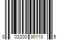 Barcode Image for UPC code 003200001105