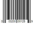 Barcode Image for UPC code 003200001259