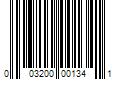 Barcode Image for UPC code 003200001341