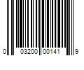 Barcode Image for UPC code 003200001419