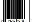 Barcode Image for UPC code 003200001587