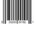 Barcode Image for UPC code 003200001921